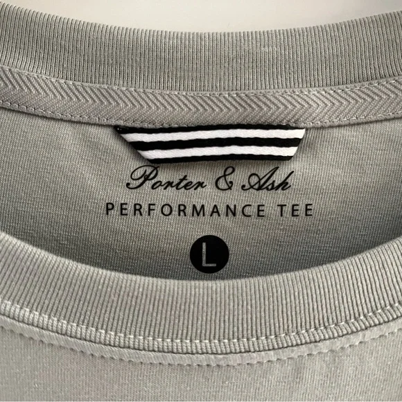 Porter & Ash 95% Cotton 4-way Stretch Short Sleeve Crew Neck Casual Top/Tshirt - Picture 4 of 9